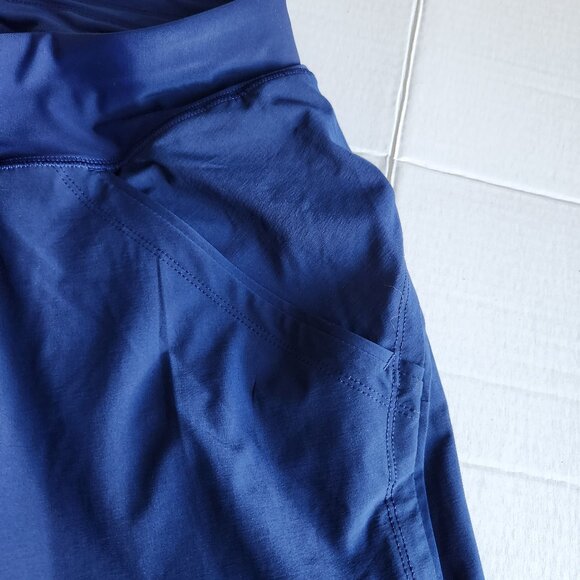 Lands End Womens Plus Quick Dry Board Skort Swim Skirt Mini Size 26W Blue UPF 50 - Picture 5 of 15